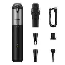 Автомобільний пилосос Baseus A3 Lite Car Vacuum Cleaner 12000pa (VCAQ050001) Black - мініатюра 2