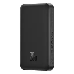 Універсальна мобільна батарея Baseus Magnetic Mini Wireless Fast Charge 5 000 mAh 20W чорний P10022107113-00