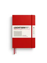 Блокнот Leuchtturm1917, Середній, Cherry, Клітинка (373979)
