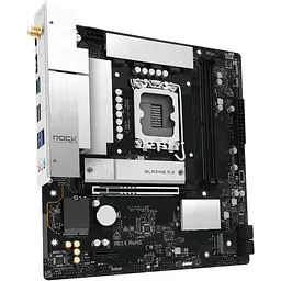AsRock B860M ROCK WIFI (1851/B860, 2*DDR5, 2*PCIex16, HDMI/DP, 4xSATA, 2xM.2, 2.5Glan, 7.1ch, mATX) - мініатюра 2