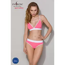 Спортивний топ з подвійними бретелями Passion PS007 TOP L, pink - мініатюра 3