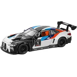 Колекційна металева модель автомобіля Автопром BMW M4 GT3 з інерцією, світлом та звуком 1:32