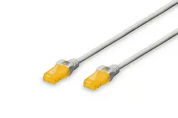 Патч-корд Assmann CAT 6A U-UTP, Cu, LSZH AWG 26/7, довжина 0,5 м DK-1613-A-005 Gray - мініатюра 5