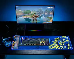 Ігрова поверхня Razer Goliathus Extended Chroma, XXL (920х294х3мм), Fortnite Ed. (RZ02-02500800-R3M1) - мініатюра 4