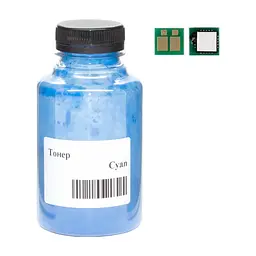 Тонер Canon LBP-650/MF-730 70г 2.3K Cyan +chip AHK (3203707)