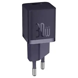 Зарядний адаптер блок Baseus GaN 5S Fast Charger 30 W P10162504523-00 фіолетовий - мініатюра 4