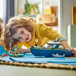 Конструктор LEGO City Переслідування на поліцейському катері 264 деталі (60456) - мініатюра 13
