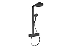 Душова система з термостатом Hansgrohe Rainfinity 250 1jet EcoSmart matt black 28742670