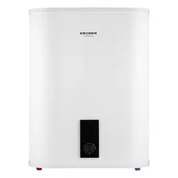 Водонагрівач Kroner NEO Flacher K50PVH2-D 50 л, 2,0 кВт, "сухий" ТЕН, універсальний, прямокутний, білий (CV035495)