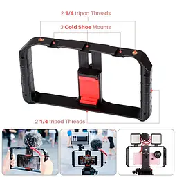 Тримач для телефону Ulanzi Vijim Smartphone Video Rig UV-0673 U-Rig Pro Black - мініатюра 3