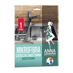 Салфетки для уборки Anna Zaradna из микрофибры двухсторонняя 1 шт. (5903936017676)