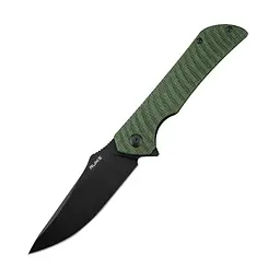 Ніж складаний туристичний Ruike P123-MG, (9.2 см) 14C28N/мікарта темно-зелений