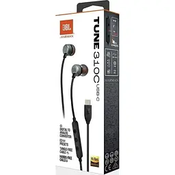 Бездротові навушники JBL Harman TUNE 310C Bluetooth чорні - мініатюра 5