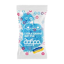 Губка для купання Добра Господарочка Машинка 130 х 85 х 40 мм (4820086521543)