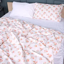 Простирадло MirSon Сатин 22-1399 Flower Fantasy 110х160 см (2200010566291) - мініатюра 2