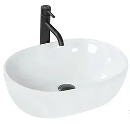 Умивальник Rea Lisa 49x38,5 white (REA-U6022), Глянцева