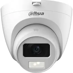 Камера HDCVI Dahua DH-HAC-HDW1200CLQP-IL-A (2.8мм), White, 1920x1080, 2 Мп, f=2.8 мм CMOS, ІЧ + видиме світло до 20 м, мікрофон, -40°C ~ +60°C, IP67 - мініатюра 2
