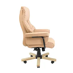 Крісло Richman Конгрес Комплектація Вуд Бук Механізм M-2 Широкий (Anyfix Wide) Оббивка Бежевий - мініатюра 3