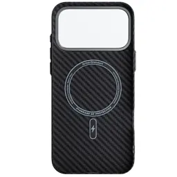 Чохол до мобільного телефона Armorstandart LikeCarbon2 MagCase Apple iPhone 17 Pro Max Carbon Black (ARM86259) - мініатюра 2