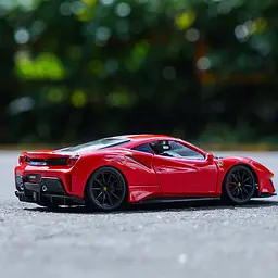 Автомодель Bburago Ferrari 488 Pista 1:24 Red (18-26026) [119066] - мініатюра 6