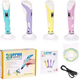 3D ручка з LED екраном, 5V, USB, DX006 - мініатюра 2