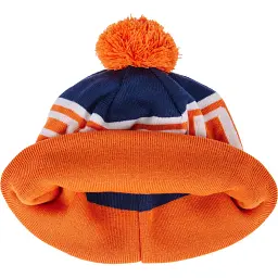 Шапка Brain з помпоном 56 Blue/orange - мініатюра 5