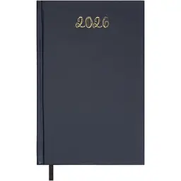 Щоденник датований Buromax Optimal 2026 A5 бумвініл синій (BM.2121-02)