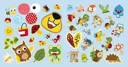 Розмальовка Кристал Бук Тварини Веселі та кумедні, з алікаціями та завданнями, 40 наліпок, 16 сторінок (F00025561) - мініатюра 4