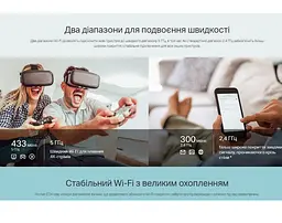 WI-FI роутер маршрутизатор TP-Link C-24 ARCHER AC750 2.4 ГГц, 5 ГГц, Wi-Fi 5, 433Мбит/с - мініатюра 5