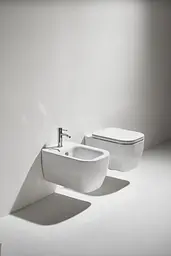 Кришка для унітаза Simas HE 004 Henges soft-close Glossy white, Білий - мініатюра 2