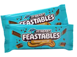 Шоколадний батончик Feastables MrBeast Peanut Butter Milk Chocolate 60 г - мініатюра 2