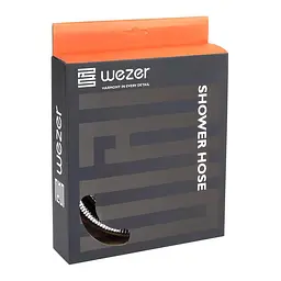 Душовий шланг 180 см хром Wezer WKR-009-180, Хром - мініатюра 2