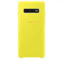 Чехол Silicone Cover Samsung S10 Plus (G975) (EF-PG975TYEGRU) Yellow