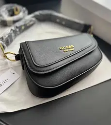 Жіноча сумка G-Dream сідло (в стилі Гесс Guess) Чорна - мініатюра 5