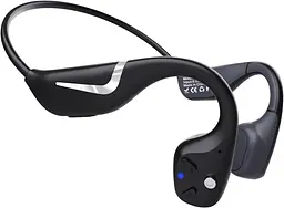 Бездротові навушники з кістковою провідністю Paramita DV68 з Bluetooth 5.3 і RGB-підсвічуванням Чорний