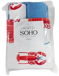 Набір рушників Soho 40x60см Lobster 2 шт pbe0050718 - мініатюра 3