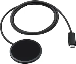 Зарядний пристрій Samsung Magnetic Wireless Qi2.2 25W 1.5m + Adapter USB-C PD45W dark gray (EP-P2900TBEGWW) - мініатюра 4