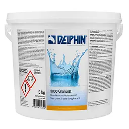 Безхлорний засіб для басейну Delphin 3000 5 кг гранули для дезінфекції води