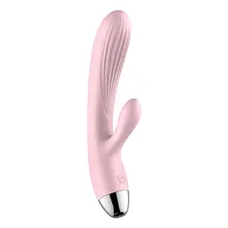 Вібратор для подвійної стимуляції Silicone Pulsator Pink Boss Series 63-00010 98701