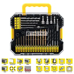 Набір біт і свердел Trotec 49 pieces Hexagon Shank Drill and Bit Set (6200001160) - мініатюра 4