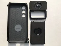 Оригінальний протиударний чохол для Galaxy S23 Plus (S916) Samsung Rugged Gadget Case EF-RS916CBEGRU Titan - мініатюра 7