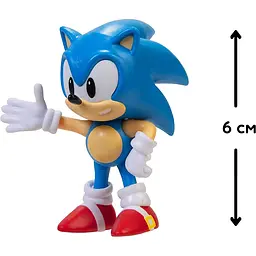 Ігрова фігурка Sonic the Hedgehog класичний Сонік, з артикуляцією, 6 см (40687i-RF1) - мініатюра 5