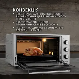 Електрична піч Perfelli Trimo 48 Grey - мініатюра 5