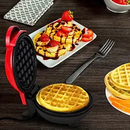 Мінівафельниця Mini Waffle Maker для бельгійських вафель - мініатюра 6