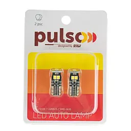 Лампа PULSO/габаритна/LED T10/CANBUS/6SMD-2835/12v/2.7W/290lm White