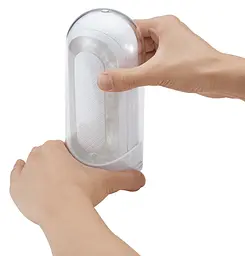 Мастурбатор Tenga Flip Zero Gravity прозорий - мініатюра 5