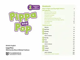 Pippa and Pop. Level 1. Teacher's Book With Digital Pack British English - мініатюра 2