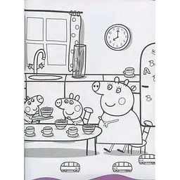 Розмальовка Перо Peppa Pig Супер-розмальовка зелена (117731) - мініатюра 5