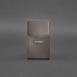 Вертикальна жіноча шкіряна сумка Mini темно-бежева поясна / кроссбоді - мініатюра 9