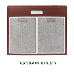Витяжка плоска PERFELLI PL 6124 BR LED - мініатюра 6
